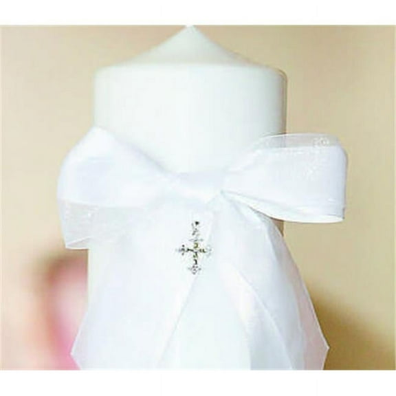 Ivy Lane Design 38PT Grace Pillar Candle in White