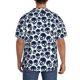 thumbnail image 3 of Fotbe black Skull white Camisa Estampada de Manga Corta para Hombre, Casual de Verano, Estilo Playero, Sin Arrugas-Large, 3 of 5