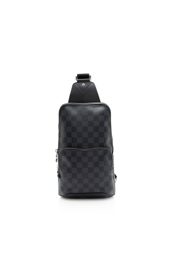 Pre-Owned Louis Vuitton Damier Graphite Avenue Sling Bag