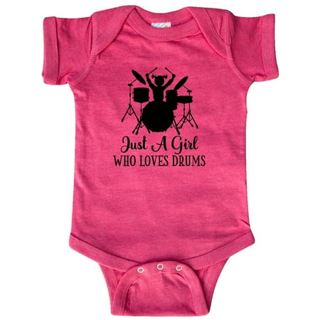 

Inktastic Drummer Music Gift for Girls Gift Baby Girl Bodysuit