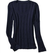 Faded Glory - Women's Long-Sleeve Cable Scoop Sweater