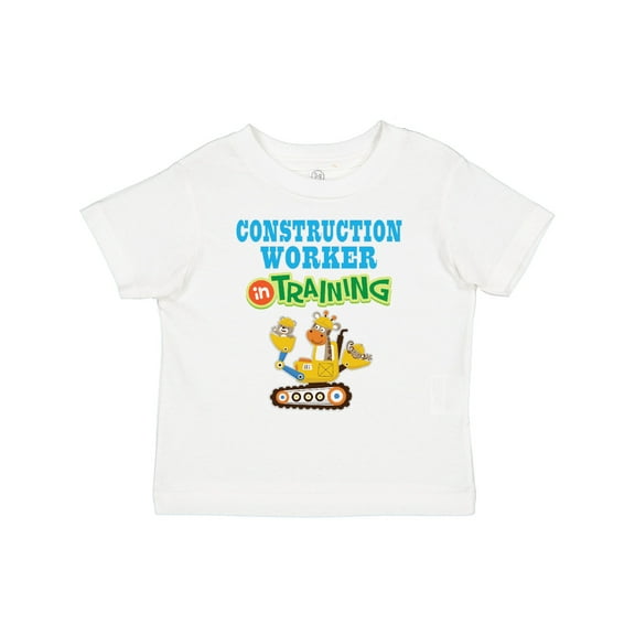 Inktastic Construction Worker in Training Boys or Girls Toddler T-Shirt