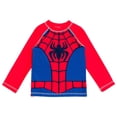 thumbnail image 4 of Conjunto de baño Marvel Spider-Man para niño pequeño, UPF 50+, talla 5T, 4 of 6