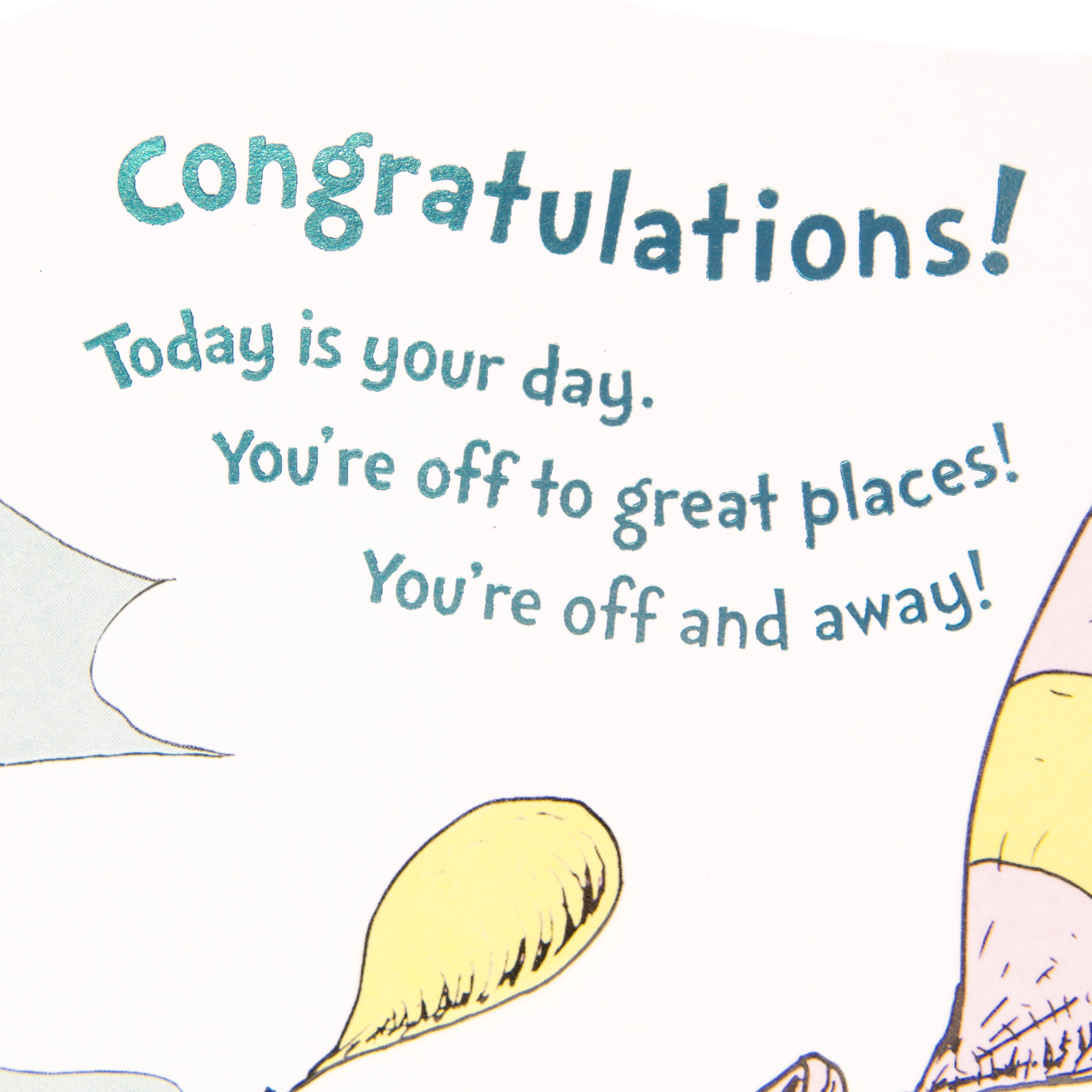 Hallmark Dr. Seuss Graduation Card (You're Off and Away)