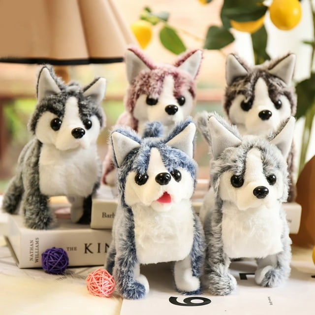 Chiot Électrique Marchable Amusant en Plastique, Simulation Intelligente, Chien de Compagnie Électrique pour Enfants