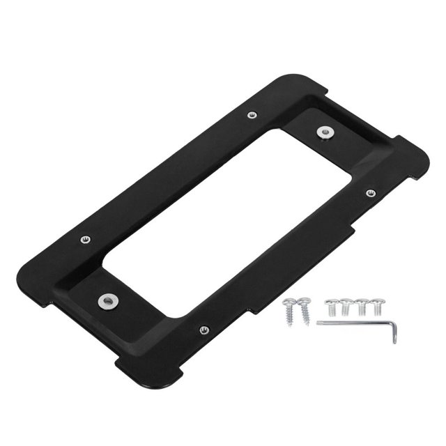 Soporte para matrícula trasera con tornillos y llave resistente a la corrosión para BMW