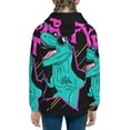 thumbnail image 6 of Kdxio Rex Dinosaur With Sunglasses Pattern Kids Boys Girls Zip Up Hoodie 3D Printed Hooded Sweatshirt Hoody Coat with Pocket 7-12 Y-Small, 6 of 6