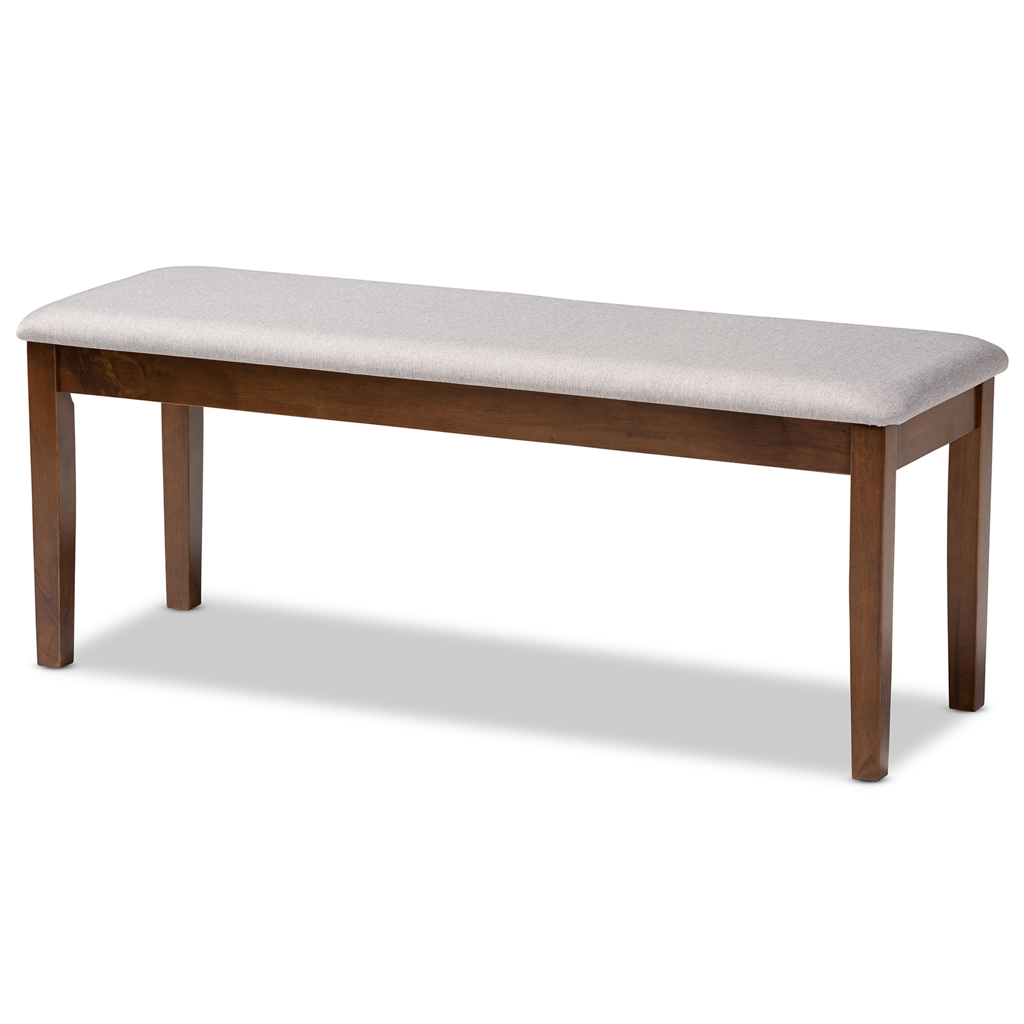 Baxton Studio Gustavo Modern Dining Set, Walnut
