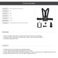 thumbnail image 2 of Adjustable Smart Phone Chest Clip Holder Vlog Photo Camera Belt Strap Mount Sywqhk Para estrenar, 2 of 3