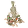 thumbnail image 1 of Natural Woven Rabbit Biting Toy Hamster Chewing Playthings Household Pet Teething Toy, 1 of 8