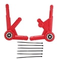 thumbnail image 2 of Motorcycle Side Frame Guard, Accurate Fitting Side Frame Cover ABS Protective Exquisite Appearance  For Motorbike Red, 2 of 8