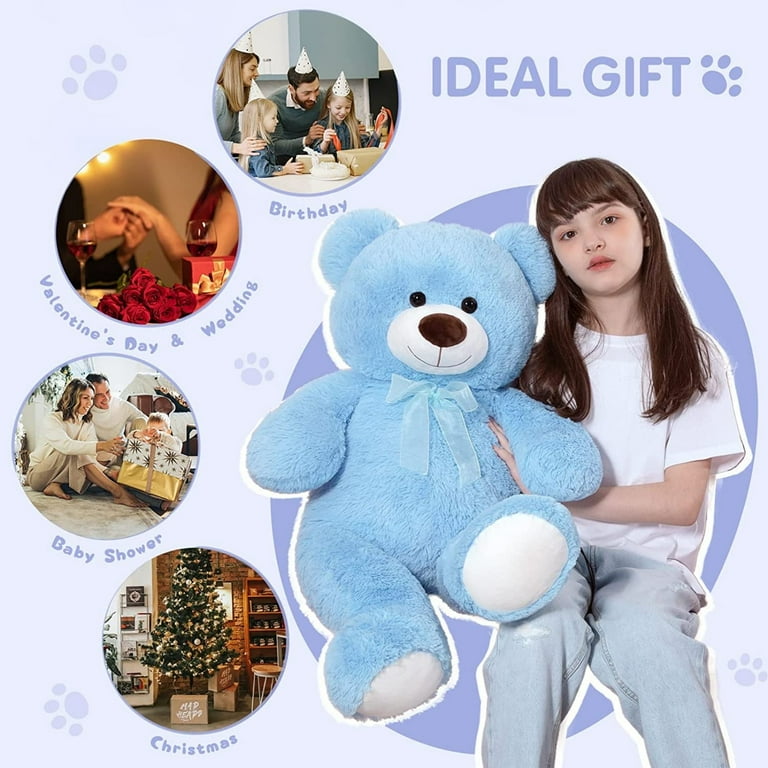 Giant stuffed teddy bear hot sale walmart