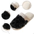 thumbnail image 4 of Rokment Women's Slippers Comfy Warm Memory Foam Fuzzy House Shoes Plush Non Slip Indoor Bedroom Winter Slip-On C Size 9, 4 of 5