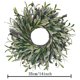 thumbnail image 1 of Hogar y jardín, flores artificiales, corona artificial, corona de pared para sala de estar, decoración de puerta de entrada, corona de olivo, corona decorativa., 1 of 1