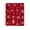 B #2, variant on Snowflake Christmas Shower Curtain | Winter Holiday Bathroom Decor with Red Background & White Snowflake Pattern | Waterproof Polyester Fabric | Medium Size for Standard Showers