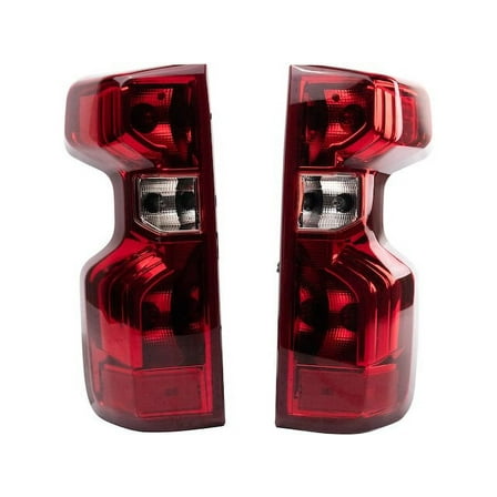 Tail Light Set 2 Piece - Compatible with 2019 - 2023 Chevy Silverado 1500 2020 2021 2022