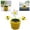 Yellow, variant on Solar Powered Dancing Flower, Solar Swinging Animated Dancer,Suit for Car Home Office