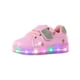 thumbnail image 2 of Tenis Niña Luces Led Moda Escolar Comodo PEQUEÑOS PASOS M-412 TALLA 20 CM ROSA, 2 of 5