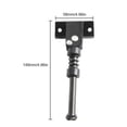 thumbnail image 6 of Electric Scooter Parking Foot Support for Electric Scooter Extended Metal Foot Support Bracket E-Scooter Kickstand,1 x Foot Support,black, 6 of 6