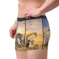 thumbnail image 2 of Xecao Wildlife Protection Print Men's Underwear Boxer Briefs Pack - Your ComfortSoft, Moisture-Wicking, and Breathable Choice for Men's Underwear-Medium, 2 of 5