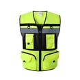 thumbnail image 1 of Chaleco reflectante de seguridad Irfora Chaleco de seguridad reflectante de alta visibilidad Chalecos de seguridad con bolsillo con cremallera Forro de malla Transpirable, agradable a la piel y resis Irfora Chaleco reflectante de seguridad, 1 of 7