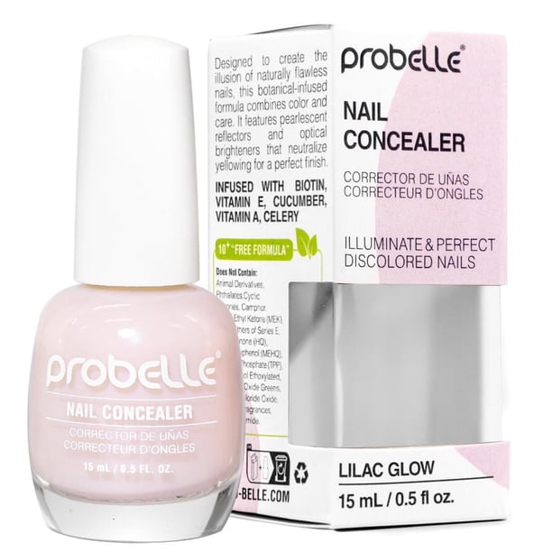 Esmalte de Uñas Probelle Lilac Glow Iluminador y de Larga Duración para Uñas Descoloridas