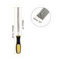 thumbnail image 2 of Diamante Revestido Lima 6 Pulgadas 80 Granos Triángulo Limas Herramientas con Plástico Mango para Metal Vidrio Madera Piedra Esmerilado Pulido Grabado, 2 of 7