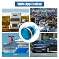 thumbnail image 3 of Unique Bargains 16 mm Car Momentary Push Button Switch Metal Start Button SPST 1NO AC 250V Blue, 3 of 6