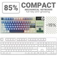 thumbnail image 3 of Wireless Mechanical Keyboard, 85% Wireless Gaming Keyboard, TKL Keyboard with Display & Ratchet Knob, Custom Linear Silent Switches, Triple-Mode, 7200mAh Battery, 3 of 5