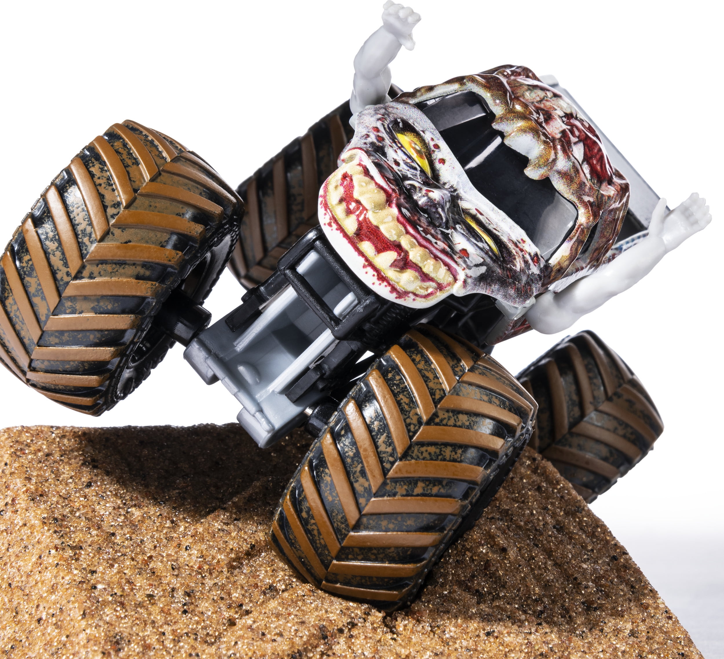 Monster Jam, Dirt Starter Set, Featuring 8oz of Monster Dirt and 1:64 Scale Die-Cast Monster Jam Truck (Styles May Vary)