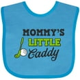 thumbnail image 3 of Inktastic Mommys Little Caddy with Golf Club and Ball Boys or Girls Baby Bib, 3 of 4