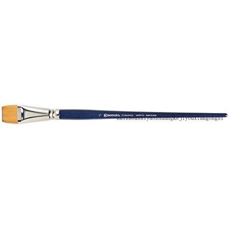 

Chronos Series 3152 Artist Watercolor & Acrylic Paint Brush Synthetic Toray Fiber & Red Sable Blend Bright Size 1 Inch
