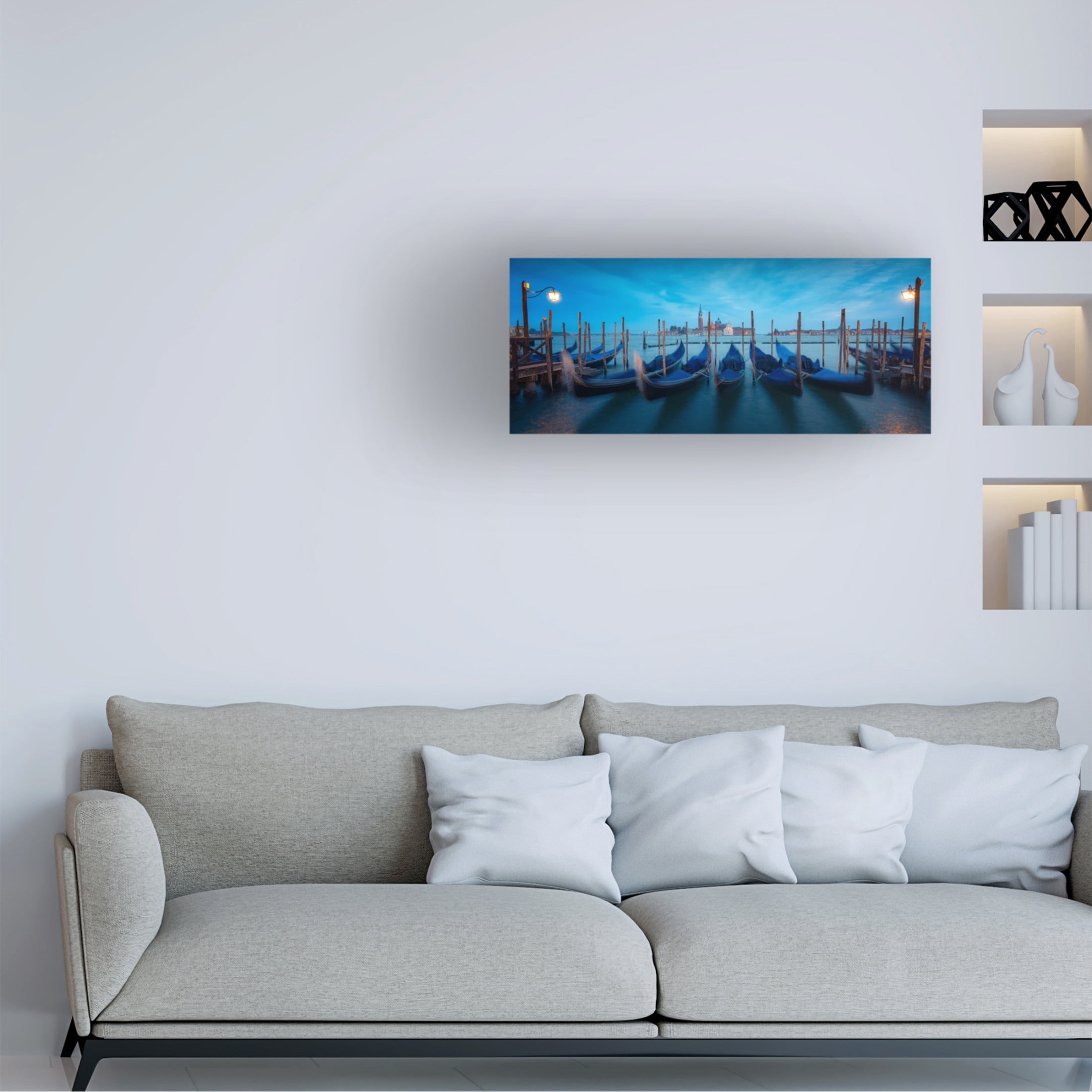 Trademark Fine Art Bartolome Lopez Venice Blue I Canvas Wall Art