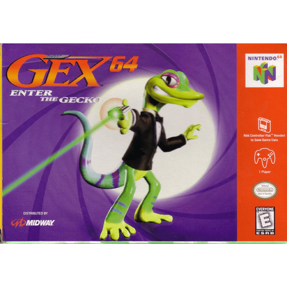 Restored Gex 64: Enter the Gecko - Nintendo 64