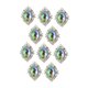 thumbnail image 4 of 10 piezas de accesorios de aleación para bricolaje, accesorios decorativos para el cabello, suministros decorativos vistoso, 4 of 9