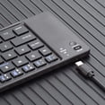 thumbnail image 5 of Teclado Bluetooth Plegable de Portátil Mini Teclado Bluetooth Recargable Oficina Teclado Negro, 5 of 5