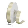 thumbnail image 3 of Satin Ribbon Metallic Gold Finish, 22m Roll for Gift Wrapping Weddings and Holiday Decor, 3 of 4
