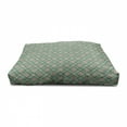 thumbnail image 4 of Mandala Pet House, Spring Seasonal Mosaic Vertical Floral Far Eastern, Outdoor & Indoor Portable Dog Kennel with Pillow and Cover, 5 Sizes, Jade Green Pale Pink, by Ambesonne, 4 of 5