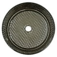 thumbnail image 2 of Scotch 14" Tempered Glass Circular Bathroom Vessel Sink in Brushed, 2 of 11