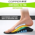 thumbnail image 4 of Copper Fit Orthotics Unisex Insoles, Contours to You, Large, 10.5 - 12, 4 of 6