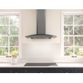 thumbnail image 3 of Zephyr Zrv-M90cbsg Ravenna 36 In. 600 Cfm Wall Mount Range Hood - Stainless Steel, 3 of 7