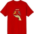 thumbnail image 3 of Hold Your Horses Humor Adult Red Crew Neck Short Sleeve Tee-3XL, 3 of 4