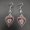 #12, variant on Gothic Silver Moon Crystal Earrings Red Rose Heart Party Jewelry Halloween Gifts-#3