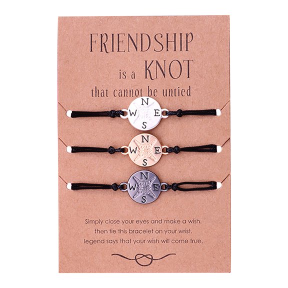 SUSHANG Handmade Bracelet Distance Matching Bracelets for Couples Best Friend Friendship Bracelet Mother Daughter Girl Him Her Girlfriend