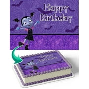 Vampirina Vampire Edible Image Cake Topper Personalized Birthday Sheet Decal Banner 1/4 Sheet
