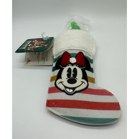 Disney Parks Holiday Jelly Mix with Minnie Mini Christmas Stocking New with Tag