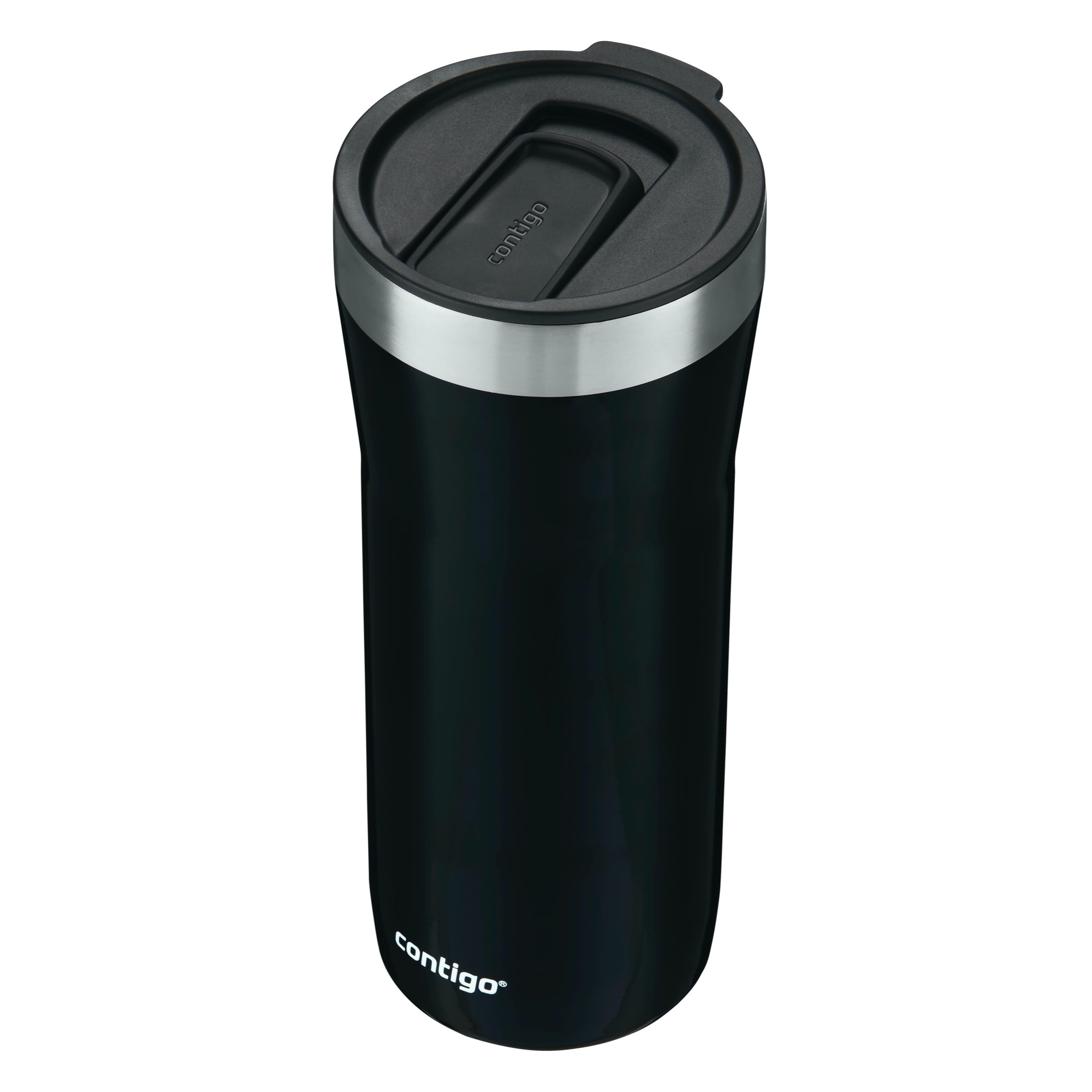  Contigo Streeterville Stainless Steel Vacuum-Insulated Tumbler  with Straw and Splash-Proof Slider Lid, Keeps Drinks Hot up to 8hrs or Cold  for 24hrs, Great for Travel/Work/School, 24oz Sake : Everything Else