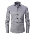 thumbnail image 1 of Camisas De Vestir Hombre Caballero Moda Casual Camisa Slim, 1 of 4