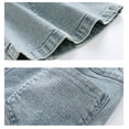 thumbnail image 6 of NAISIBABY Girls Flare Jegging Jeans, Stretchy Cute with Pockets High Rise Kids Casual Denim Pants Blue Size 7-8, 6 of 7