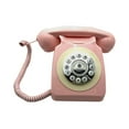 thumbnail image 3 of Teléfono antiguo con grabadora Perfecl Rosa con audiolibro de visitas, 3 of 8